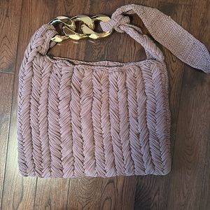 J.W Anderson woven hobo style bag